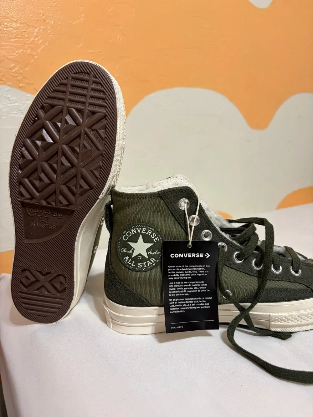 Converse Chuck Taylor All Star High Top Sneakers - Olive for Women or Men